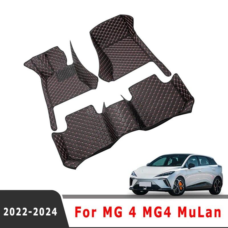 Автомобильные коврики для MG 4 MG4 MuLan EV EH32 2024 2023 2022, автомобильные аксессуары для интерьера, детали ковров, водонепроницаемые сменные чехлы