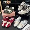 Lan Cabinet Edition~ Inner Height Increase 6cm Retro German Training Shoes Women's 2025 New Versatile Sports and Leisure Shoes Forrest Gump Shoes Tide