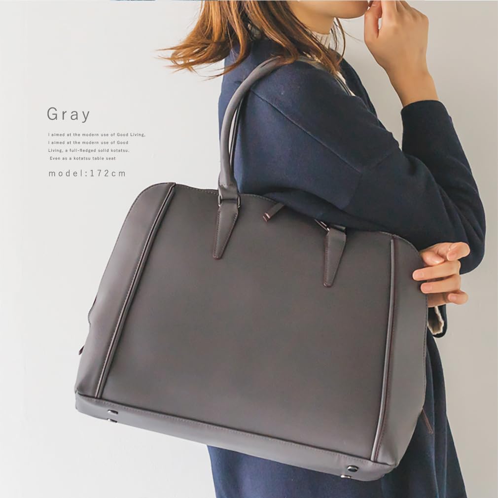 Vita Felice Round Business Tote Bag [VITAFELICE] Women's Vsib-21c33p (Gray)