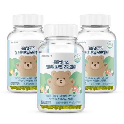 Детский мультивитамин Tuntunup в виде жевательного желе, 60 таблеток, 3 шт.