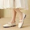 W506-7 Туфли Мэри Джейн Женские 2025 Лето Темперамент Мелкий вырез На плоской подошве Одинарные туфли Нежные вечерние туфли Женские