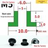 T-Shaped Nylon Insulating Bushing Spacer for M3-M35 Threads