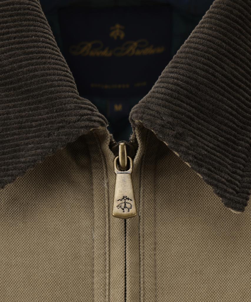 BROOKS BROTHERS [Heritage] Washed Work Jacket (Beige) (Bbopmhg306)