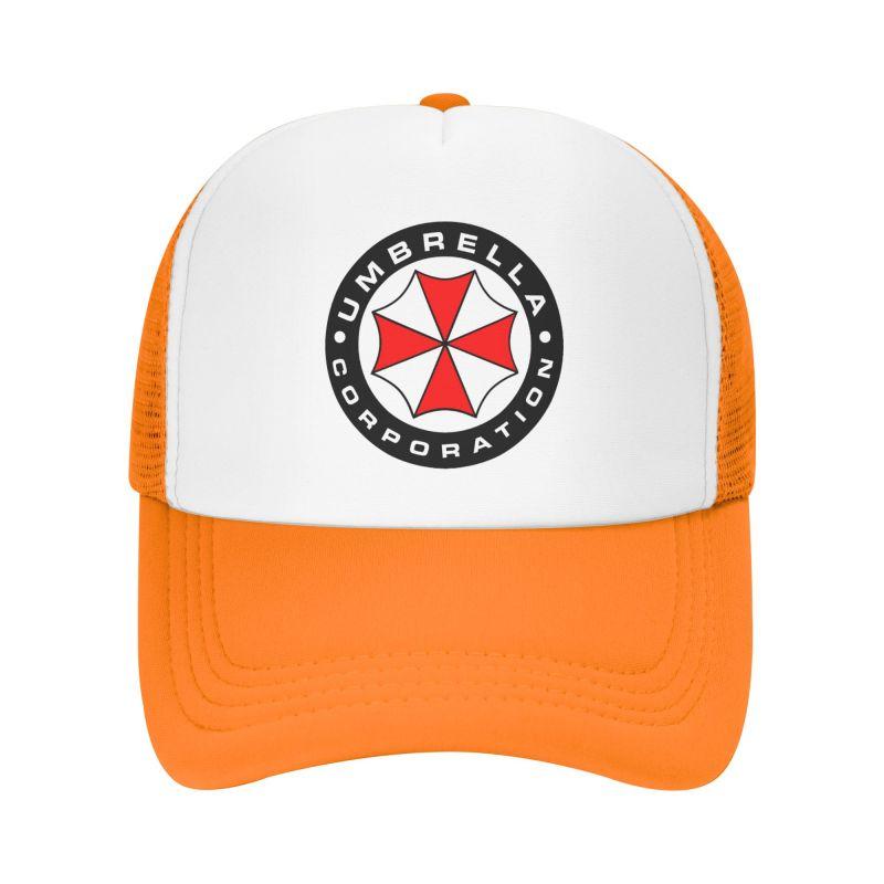 Сетчатые Бейсболки с Принтом Umbrella Corporation Унисекс Хип-Хоп Регулируемая Кепка Snapback Женская Мужская Летний Дышащий Козырек от Солнца Кепки