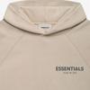 Fear of God Essentials Толстовка с капюшоном и светоотражающим логотипом, на флисовой подкладке, свободного кроя, унисекс, коричневая, FOG-FW21-159