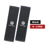 Valve Stems Caps Car Ice Silk Material Safety Belt Shoulder Pad Protective Cover For Volkswagen VW Scirocco Passat Polo B5 B6 B7 zq1
