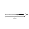 TONE Preset Torque Wrench Compact Head (Direct Set, Type), T4MN200CH-QL, 12.7mm (1/2") Drive, Black, 200N·m