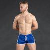 Летние мужские спортивные шорты, соответствующие цветам, с открытой сеткой, свободные, на шнурке, с эластичной резинкой на талии, быстросохнущие шорты для бега в тренажерном зале, пляжные шорты для отдыха