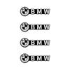 4pcs Car Speaker Audio Aluminum 3D Emblem Badge Stickers Decals For BMW M 3 4 5 6 7 Series F30 G20 G22 G23 G26 F10 G30 GT G32 X1 XJBRL1