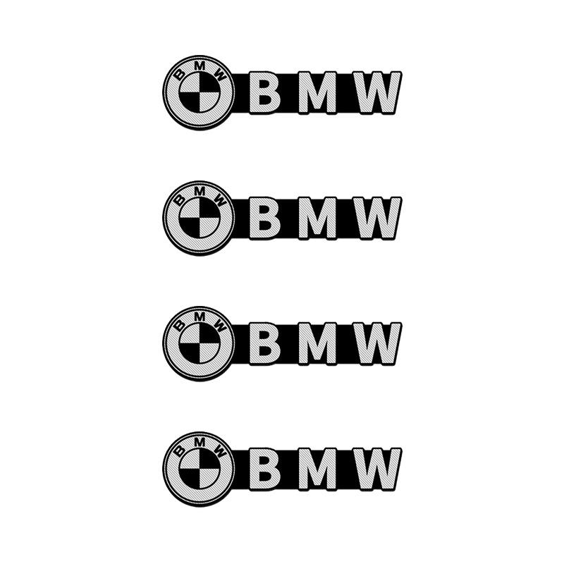 4pcs Car Speaker Audio Aluminum 3D Emblem Badge Stickers Decals For BMW M 3 4 5 6 7 Series F30 G20 G22 G23 G26 F10 G30 GT G32 X1 XJBRL1