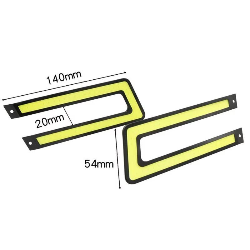 2x Светодиодные Дневные Ходовые Огни для Автомобиля Для Peugeot Boxer Citroen Relay Fiat Ducato Автодома Фургоны DRL Авто Аксессуары для Внешнего Оформления