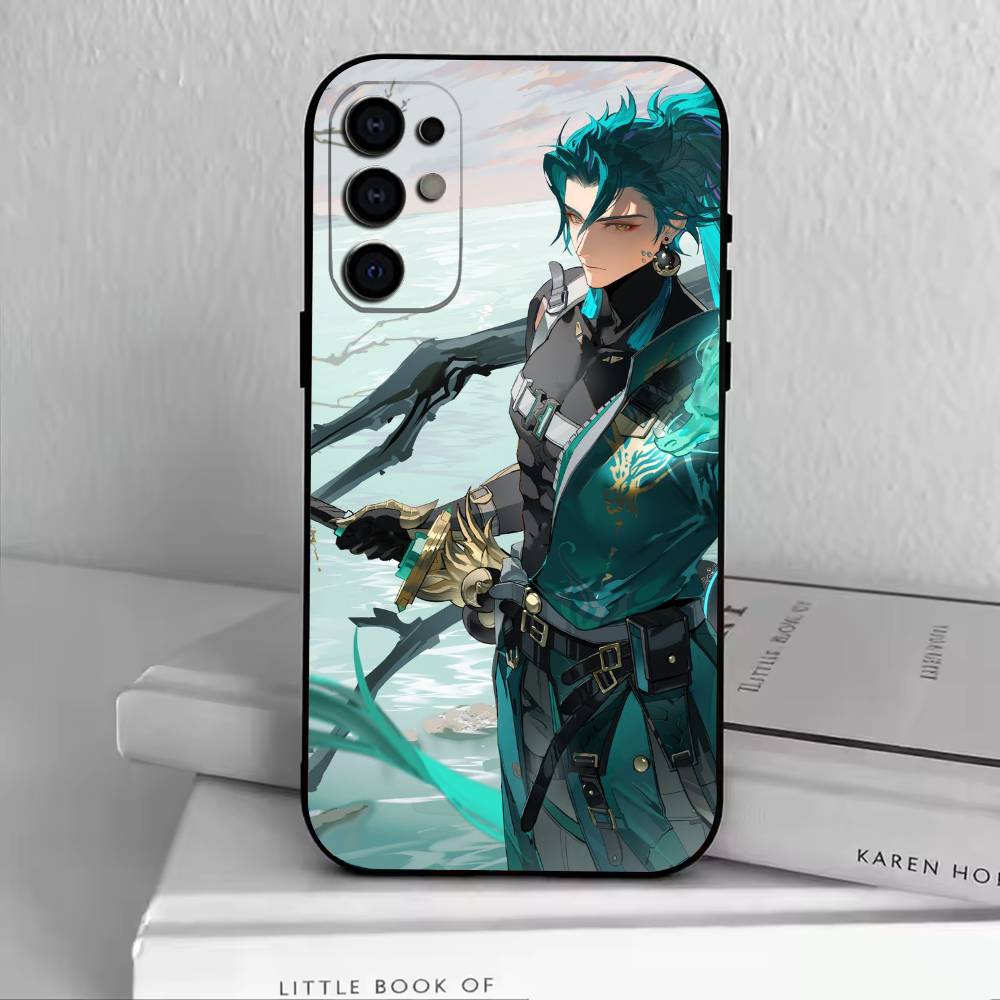 Чехол для телефона -WW- Wuthering Waves WuWa Черный Силиконовый Мягкий Для Samsung S25,S24,S21,S22,S23,S30,Ultra,S20,Plus,Fe,Lite