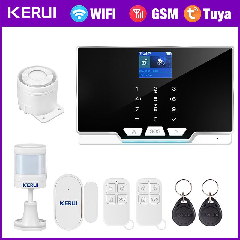 KERUI G20 Wireless Home Alarm System Smart Life WiFi GSM Security Alarm System with Motion Sensor, Support Alexa Google for Home