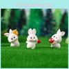 Enchanting Fairy Forest Bunny Resin Figurine Creative Tabletop Home Decor Accessory