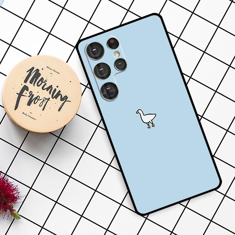 Cartoon Funny Goose Case For Samsung Galaxy S24 FE S21 S22 S23 S25 Ultra S9 S10 Plus S20 FE S25 FE Phone Cover
