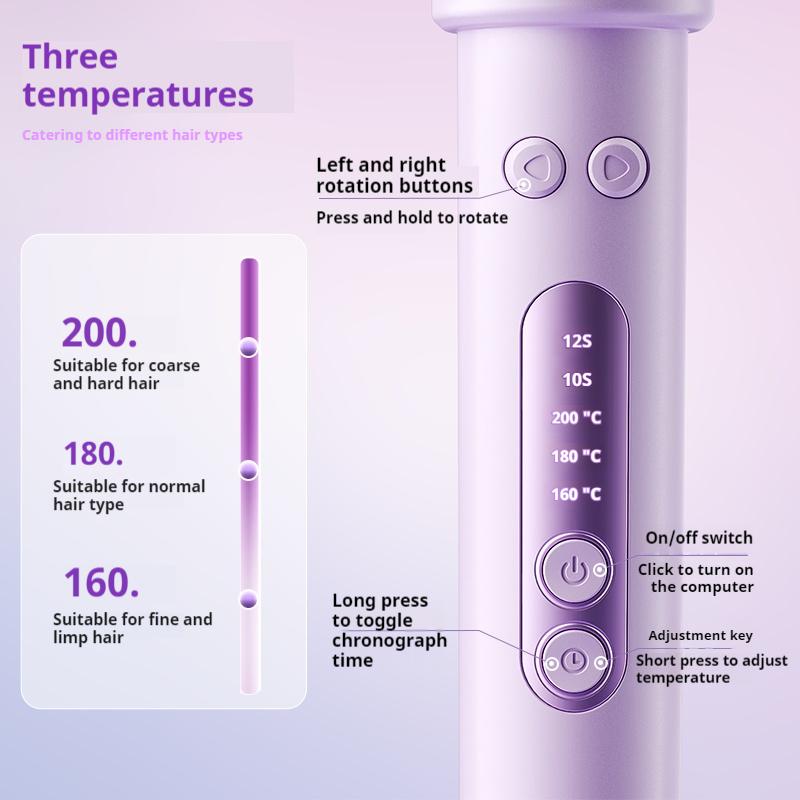 Автоматический вращающийся плойка для волос 4 в 1 Стайлер 32 мм Плойка с отрицательными ионами для волн Выпрямление
