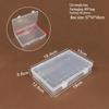 Transparent Rectangular Storage Box - Jewelry, Fishing Gear, Hooks, and Stationery Organizer
