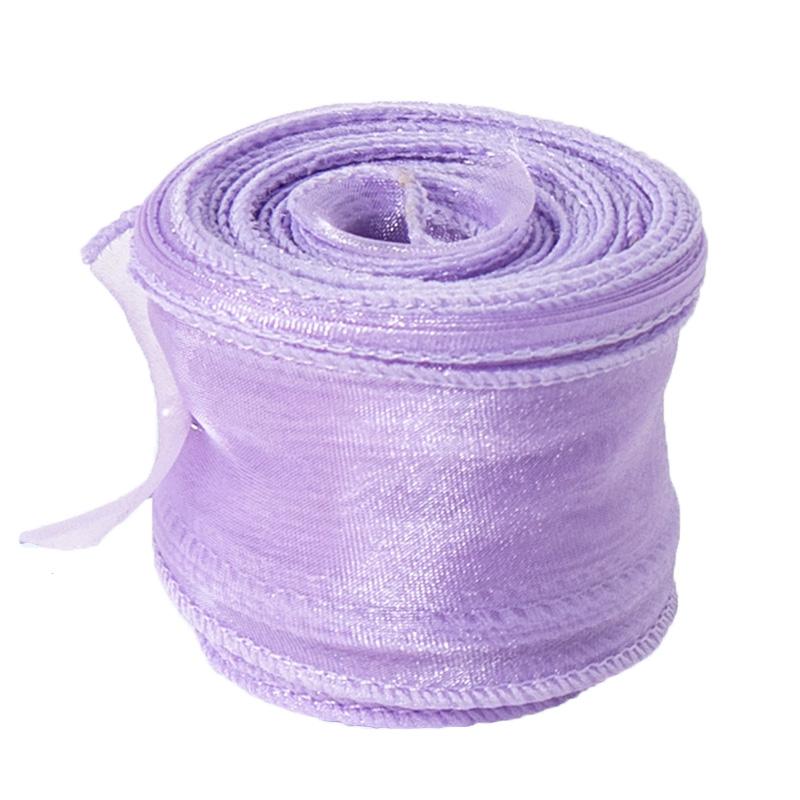 10 ярдов Подарочная упаковка Элегантная пряжа «рыбий хвост» Сделай сам Органза лента 4 см