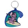 Surf PVC Angel Keyring