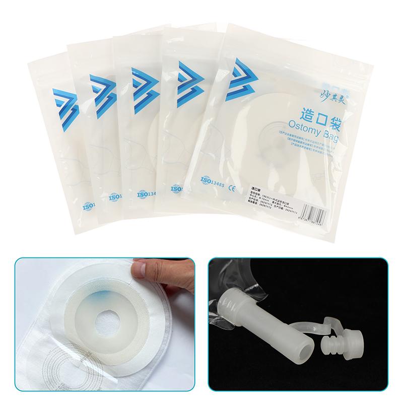 1/5/10Pcs No-Leak Urine Bags Supplies Adults Colostomy Bag Urostomy Bags Disposable Stoma Bag Comfortable