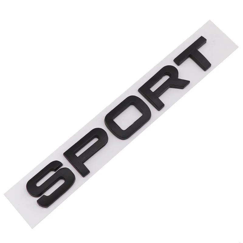 3D Эмблема с буквами SPORT из АБС-пластика для автомобиля, значок на заднюю дверь багажника для Discovery Evoque L494 L320 Sport, наклейка, аксессуары