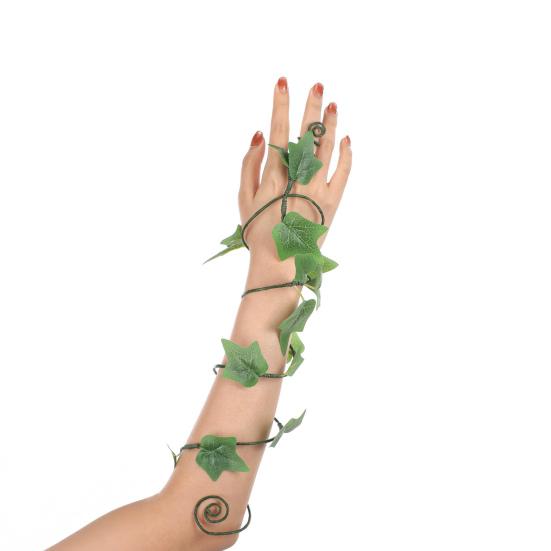 Ренессанс Фея Плющ Рука Браслет Лесной Эльф Костюм Лесной Матери Природы Хэллоуин Средневековые Косплей Аксессуары для Взрослых Женщин