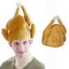 Turkey Thanksgiving Hat Novelty Cooked Chicken Bird Secret Santa Fancy Dress