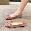 Модная женская обувь слипоны с квадратным носком и бантом, женские балетки, удобные, шикарные и элегантные, низкая цена, корейский стиль, популярная обувь