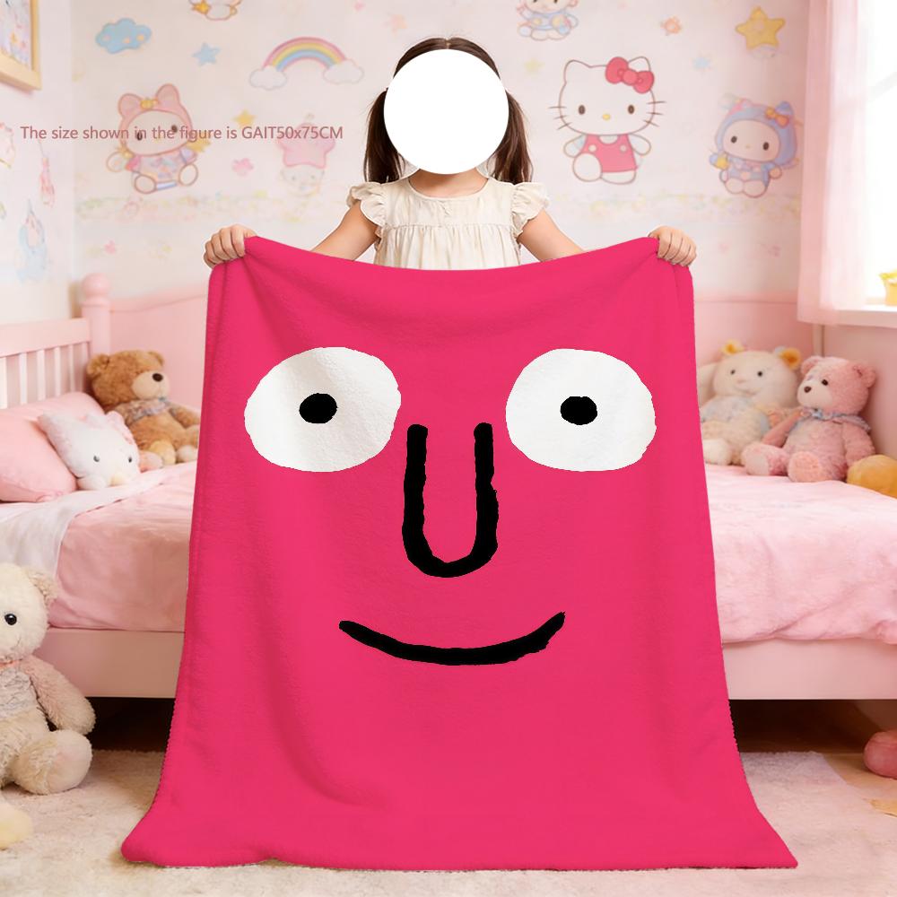 Blanket Funny For Soft Throw Art Blanket for Picnic Bed Sofa Home J-Jean Face Bedroom Fashion J-Jullien Cozy Warm Comfortable