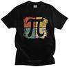 Retro Square Pi Symbol Gift T Shirt Men Tshirt Leisure Tee Short Sleeves Math Equations Teacher Geek T-shirts Loose Fit