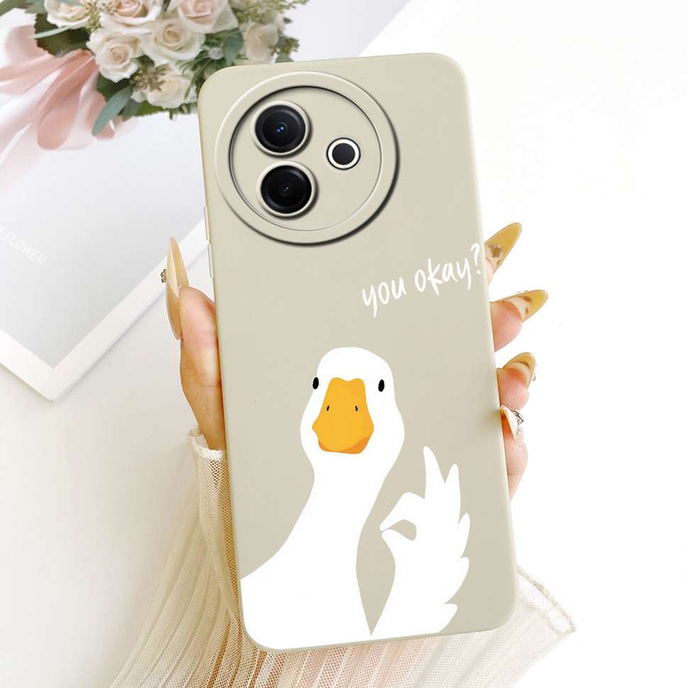 Чехол для Vivo Y39 5G V2443 V2436 с рисунком кошки и кролика, силиконовый мягкий чехол для телефона Vivo Y39 Y 39 Y300i Y 300i
