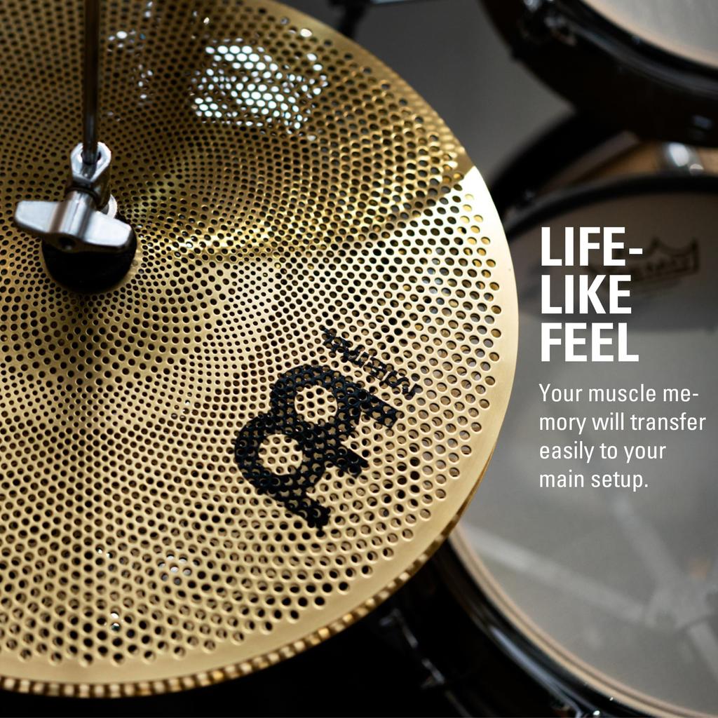 MEINL Cymbals Practice HCS Series Cymbal Set 14"Hihat/16"Crash/20"Ride P-HCS141620 []