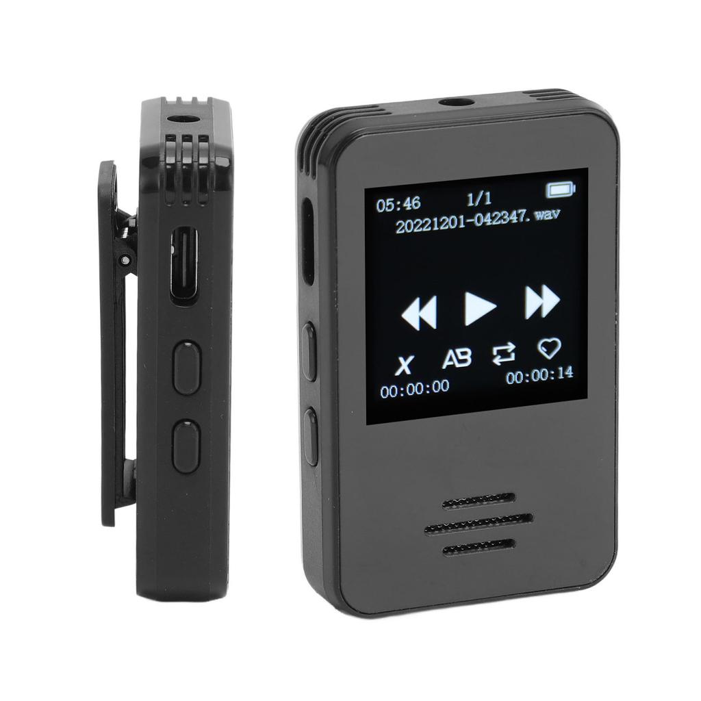 32 ГБ 1,33-дюймовый цифровой диктофон IPS высокой четкости Портативный диктофон Bluetooth5.2 для