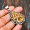 Fossil Coral, Gemstone Solid 925 Sterling Silver Handmade Wonderful Jewelry Pendant