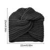 1Pc Women Headwear Cancer Chemo Beanie Hat Hair Loss Turban Solid Color Knitted Cap Head Wrap Polyester