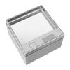 Stainless Steel Embedded Ground Socket Invisible Flat Style Floor Socket Universal Hidden Ground Socket Box