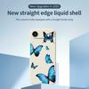 For iPhone 17 Air Case Blue Butterflies Pattern Printing Straight Edge TPU Phone Back Cover