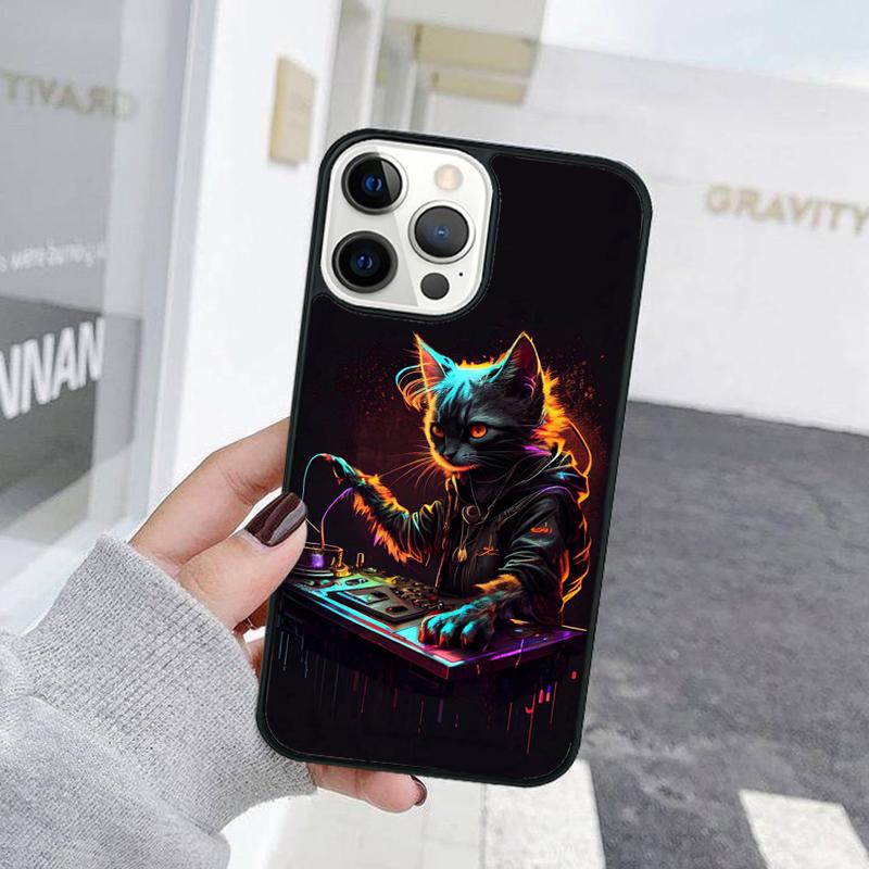 Забавный Милый Кот Животное Чехол для Телефона Для iPhone 17 Air 15 16 Чехол 11 13 14 Pro Max 12 Plus Max Fundas