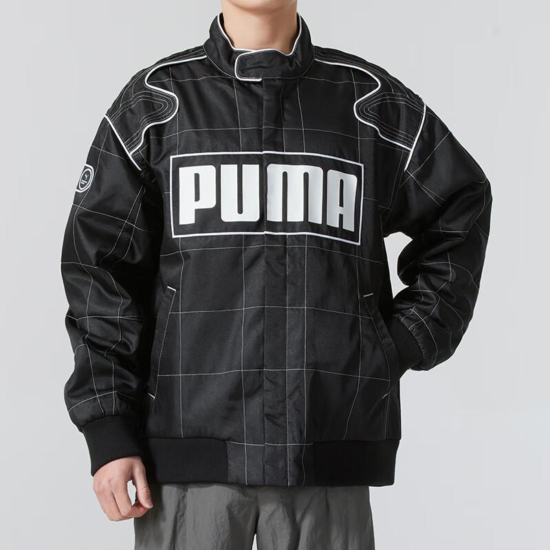 Puma Унисекс Ветрозащитная Куртка с Воротником-стойкой, Хлопковая, Черная 631974-01