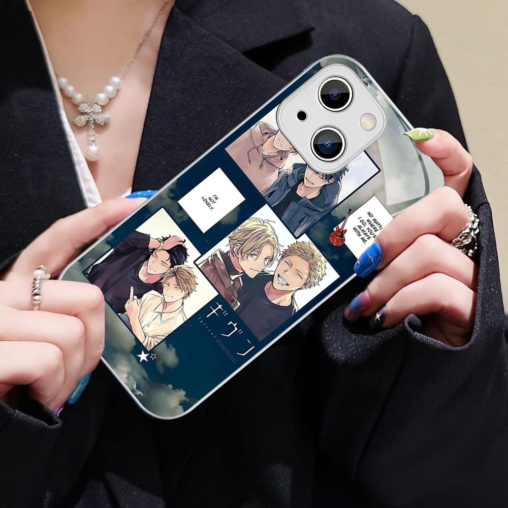 Японский мультфильм Given Чехол для телефона Для IPhone 14 13 12 Mini 11 Pro XS Max X XR 14 Plus Закаленное стекло