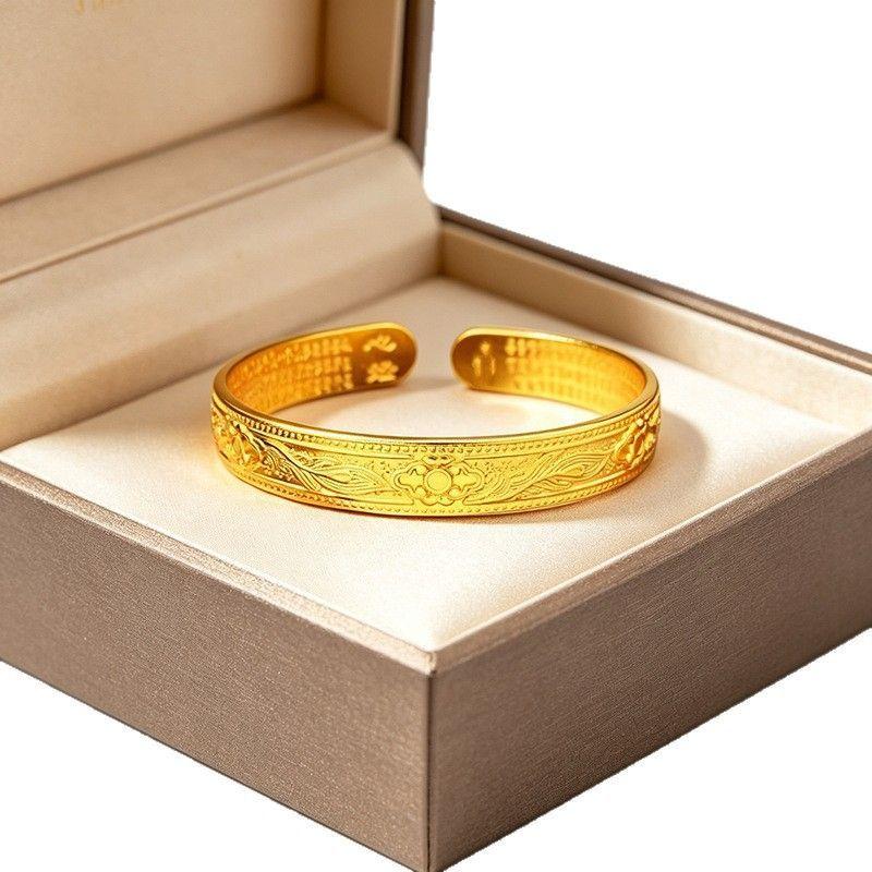 Ancient dragon and phoenix chengxiang bracelet women's high-end sense fashion light luxury open bracelet niche versatile simple high-end jewelry