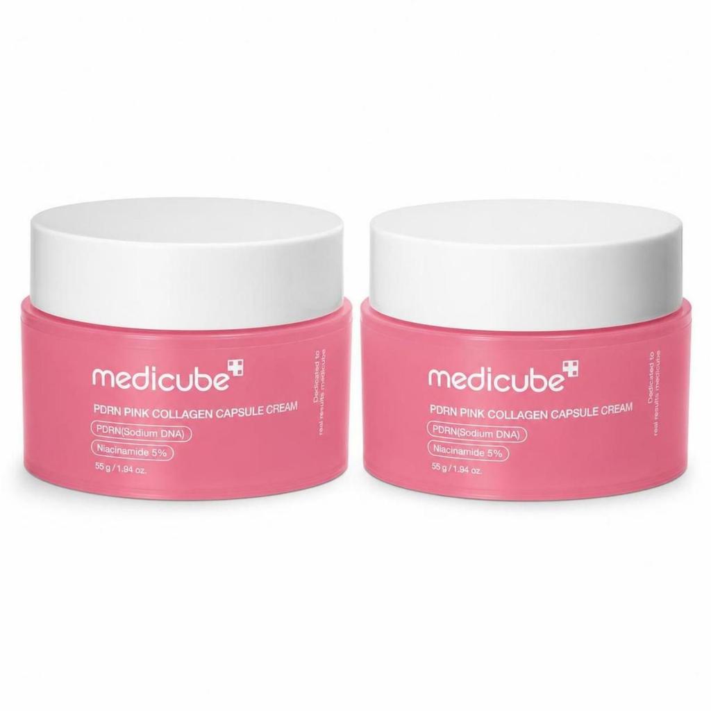 Medicube PDRN Розовые Коллагеновые Капсулы Крем Корейский Уход За Кожей Сияние Увлажняющий 55г
