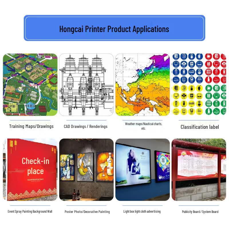 Hongcai HC-A3UVX2 A3 UV Flatbed Printer CN plug (adapter included)