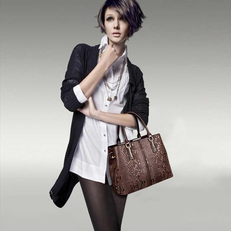 Модная кожаная женская сумка Yogodlns