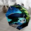 Hulk Theme Automatic Umbrella, Lightweight & Portable, 8 Rib, Perfect for Outdoor Travel, Birthdays, Christmas, Gifts.