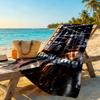 Kw Heavy Trucks Personalized Name Beach Towel High Absorbency & Quick-Dry Perfect for Traveling Yoga Camping and Swimming