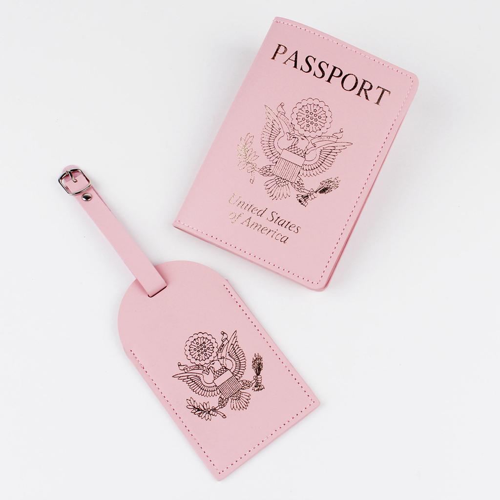 Passport Holder ID Credit Card Ticket Holder Document Organizer for Men Women Unisex Travel Passport Cover Case Portable
