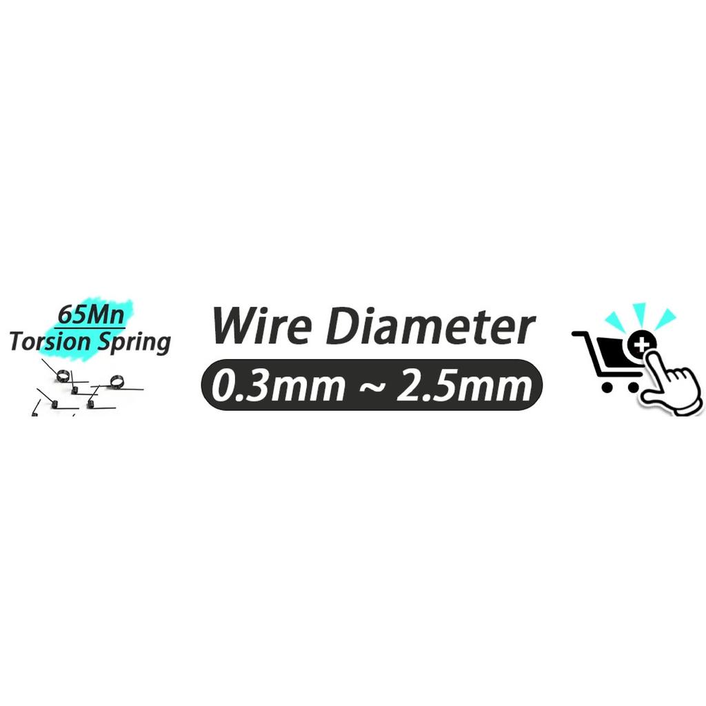 10 Pcs V Torsion Spring Wire Diameter 0.4mm V-shaped Right Torsion Spring 180/120/90/60 Degree V Type Custom Spring Wire Coil