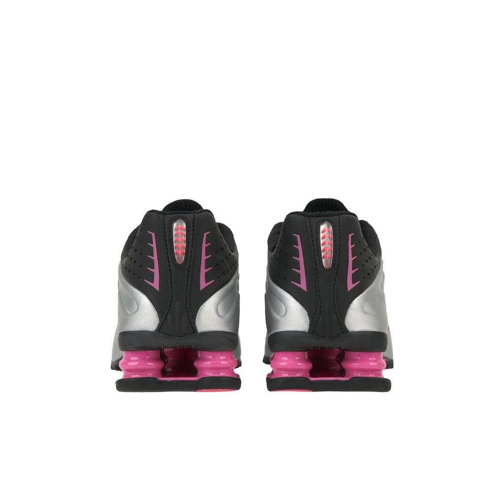 Nike Кроссовки Shox R4 Черный Металлик Серебристый Розовый леденец Женские AR3565-012