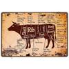 Retro Tin Signs Wall Art Bathroom Room Home Decor Items Vintage Metal Signs Accessories Luxury Decoration Poster Bar Accessories